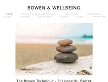 Tablet Screenshot of bowenandwellbeing.com